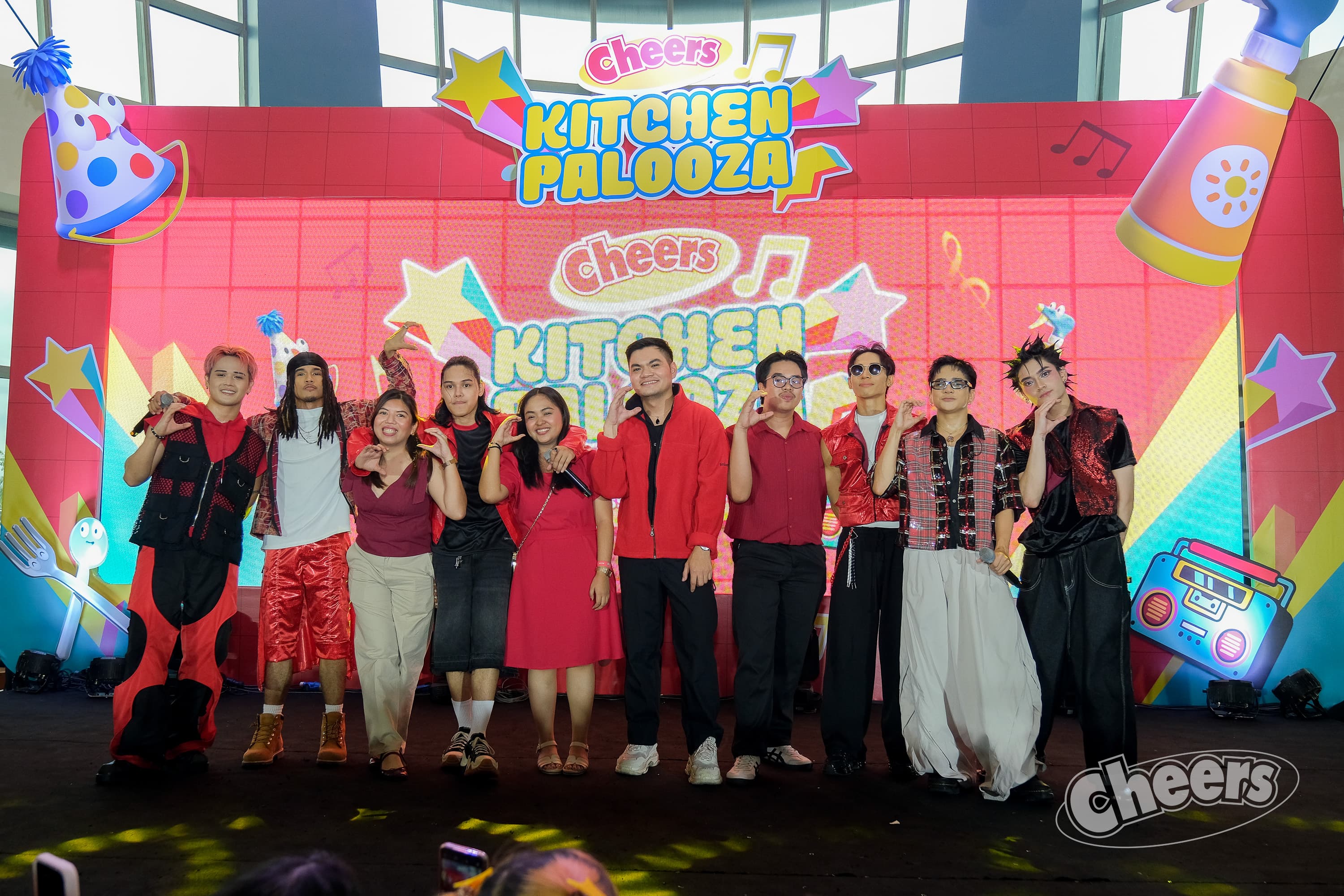 Cheers Philippines team with ALAMAT